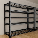 Storage Shelves, Garage Shelving Heavy Duty 2800 LBS Capacity, 48"L x 18"W x 72"H Adjustable Metal Shelving Organizer Wire Rack, 5 Tier Utility Shelf Unit for Pantry Closet Warehouse Organization MODCART