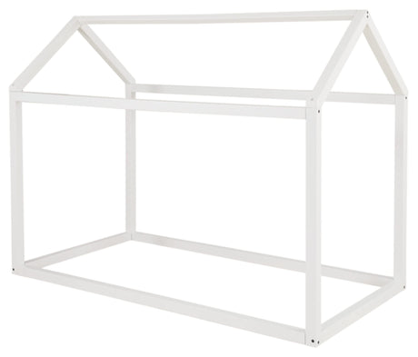 Signature Design by Ashley Flannibrook Contemporary House Bed Frame, Twin, White Signature Design by Ashley
