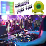 16FT Inflatable Club Night Party Tent with LED Light and Blower Adjustable to Multiple Colors Inflatable Night Club Tent for Adults SAYOK