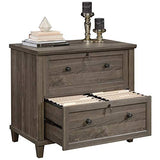 Pemberly Row Contemporary Engineered Wood Lateral File Cabinet in Emery Oak Pemberly Row