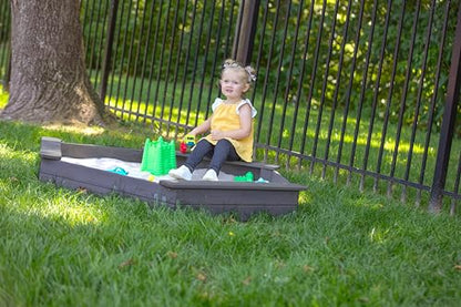 Jack & June Hexagonal Cedar Sand Box Playset - WoodArtSupply