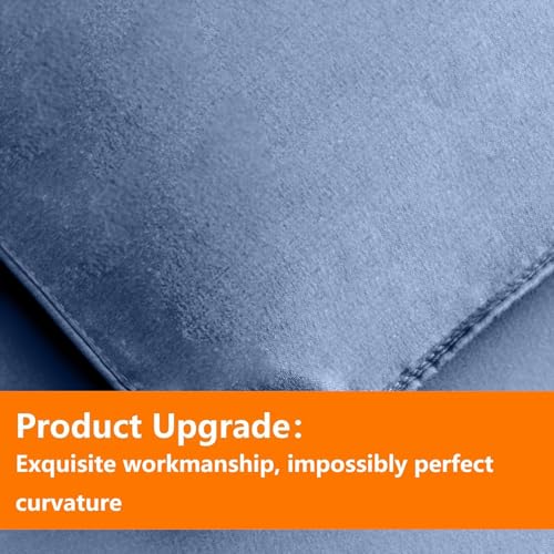 TAIMIT Slate Blue Twin Size Comforter Set - 5 Pieces, Bed in a Bag Bedding Sets with All Season Soft Quilted Warm Fluffy Reversible Comforter,Flat Sheet,Fitted Sheet,1 Pillow Shams,1 Pillowcases TAIMIT