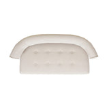 Jennifer Taylor Home Jared Roll Arm Upholstered Tufted Entryway Bench with Back Settee Jennifer Taylor Home