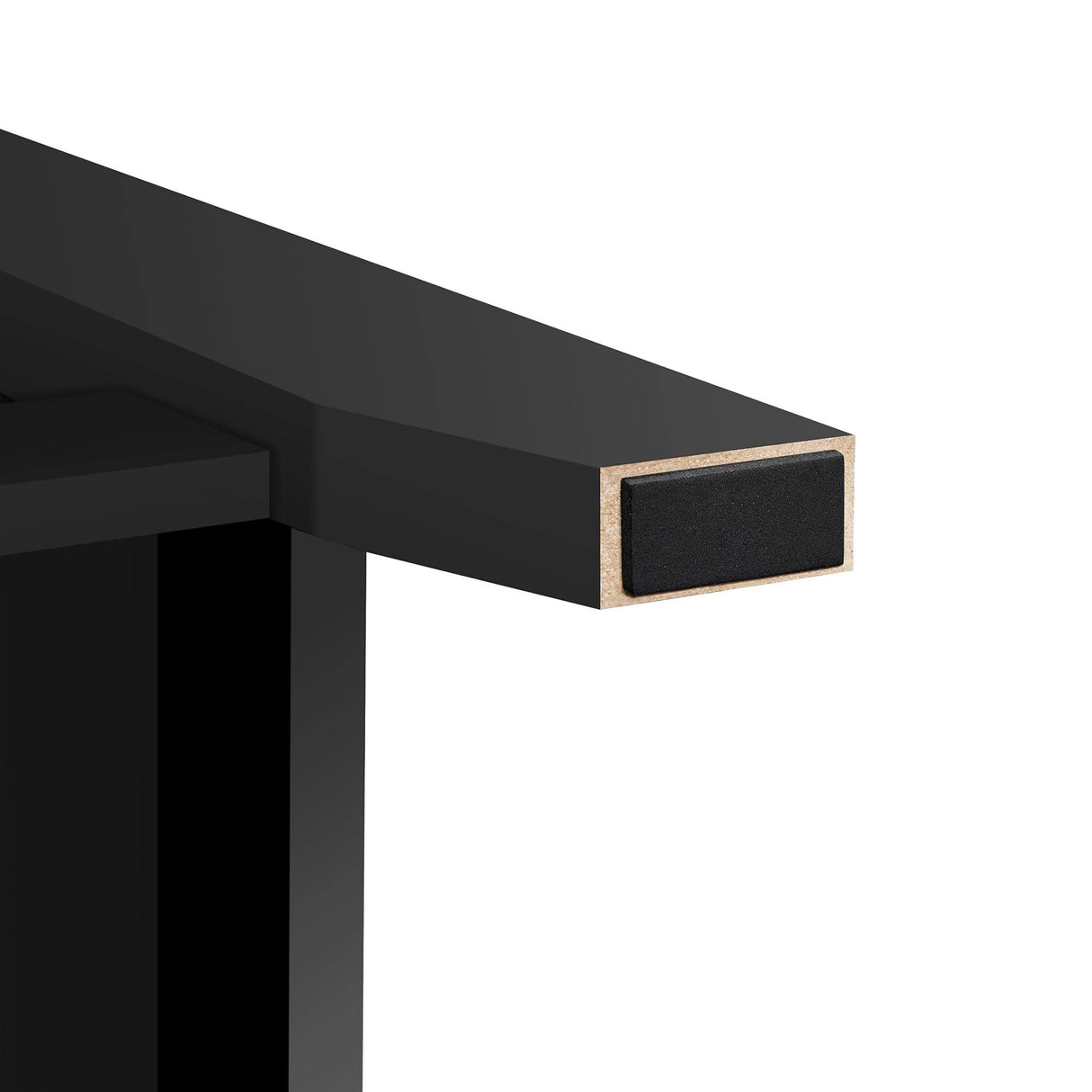 Yaheetech Black Wood Coffee Table Lift Up Coffee Table w/Hidden Storage & 2 Open Shelves for Living Room Reception Room Office, 41in L Yaheetech