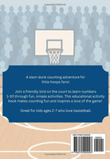 Sunflower State Hoops: Count With a Bird: Basketball Coloring Activity Book WoodArtSupply