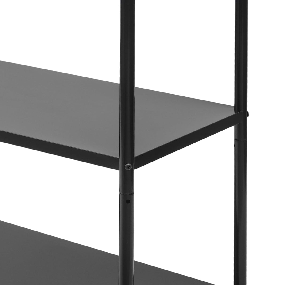 AHULIN 5 Tiers Adjustable Kitchen Storage Rack with Wheels,Freestanding 62In Shelving Storage Rack for Garages, Kitchens, Living Rooms(Black) AHULIN