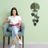 ACRNIGHEET DIY Macrame Kit for Adults Beginners Handmade Green Leaves Tree of Life DIY Boho Macrame Wall Hanging Ornaments with Macrame Supplies Macrame Wall Hanging Kit for Home Decor ACRNIGHEET