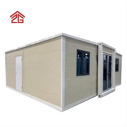 Modular Prefab Building, Steel Frame, 20ft,30ft,40ft, Portable Expandable Plastic Prefab House for Inn, Stall, Office, Watchman House, Shop, Estate, Distribution Center, Studio (with Bathroom - WoodArtSupply