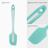 14in Extra Large Silicone Spatula: U-Taste 600ºF Heat Resistant Flexible Silicon Mixing Stirring Cooking Scraping Baking Bowl Scraper Seamless Spreader for Kitchen Nonstick Cookware (Aqua Sky) U-Taste