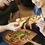 The Wedding Party Store Personalized Acacia Wood Pizza Peel Board Paddle with Handle - Custom Engraved and Monogrammed The Wedding Party Store