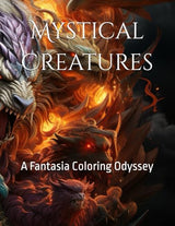 Mystical Creatures: A Fantasia Coloring Odyssey WoodArtSupply