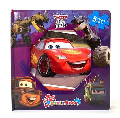 Disney / Pixar Cars on the Road My First Puzzle Book - Jigsaw Puzzles for kids, 10-page board book, 5 puzzles to enjoy