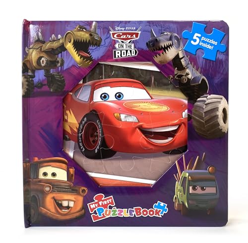 Disney / Pixar Cars on the Road My First Puzzle Book - Jigsaw Puzzles for kids, 10-page board book, 5 puzzles to enjoy