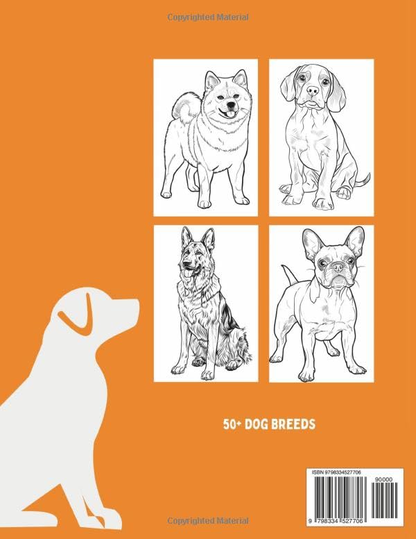 Simply Dogs: Coloring Book for Dog Lovers WoodArtSupply
