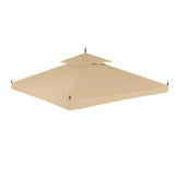 Garden Winds Replacement Canopy Top Cover for Hampton Bay Arrow Gazebo - Riplock 350 - Beige Garden Winds
