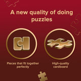 Trefl Thatched Cottage 1000 Jigsaw Puzzle Premium Plus Tea Time 27"x19" A Series of Painted Nostalgic Pictures, Perfect Matching of Elements, for Adults and Children from 12 Years Old Trefl