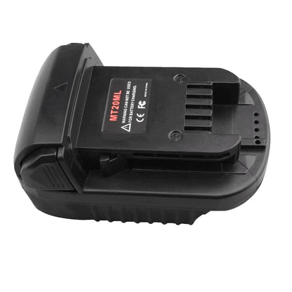 Battery Adapter for Makita to Milwaukee M18 18V Lithium Cordless Tool, Convert Makita 18V LXT Lithium Battery BL1860B/BL1850B/BL1830/BL1815 to Milwaukee 18 Volt Lithium-Ion M18 Battery Conver - WoodArtSupply