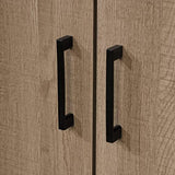 Sauder Beginnings Bookcase With Doors/ Book shelf, Summer Oak finish Sauder