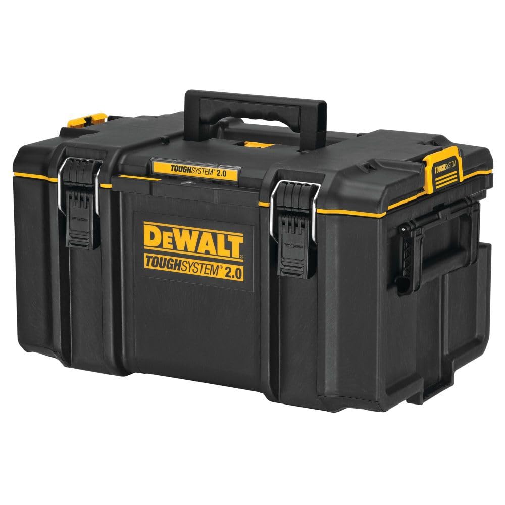 DEWALT TOUGHSYSTEM 2.0, Large Tool Box, 22 in, 110 lbs. Capacity (DWST08300) DEWALT