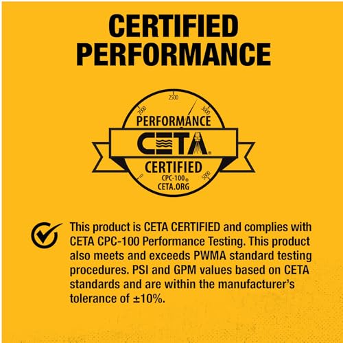 Dewalt 61147S 3300 PSI 2.4 GPM Gas Cold Water Pressure Washer DEWALT