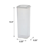 Buddeez Bread Buddy Bread Box – Fresh Bread Storage Container, Plastic Sandwich Bread Dispenser, White Lid, Pack of 1 Buddeez