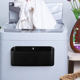 Picowe Magnetic Laundry Storage, Large Lint Holder Bin for Laundry Room, Space-Saving Trash Container Hanging on Dryer, Washer or Wall Mount Trash Bin, M - Black Picowe