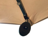 Garden Winds Replacement Canopy Top Cover Compatible with The Everhome 11 Ft Round Solar Umbrella 2021-2022 - Riplock 500 Garden Winds