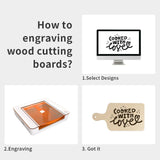 PYD Life 12 Pack Plywood Sublimation Cutting Board Blanks with Handle 11.8 x 6.3 Inch,Rectangle Wood Chopping Board for Sublimation DIY Craft Christmas Thanksgiving Home Kitchen Decor PYD Life