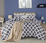 King Comforter Set 3 Piece Grey by Utopia Bedding, Printed Comforters King Size, Bedding Comforters Sets, Down Alternative Soft Bed Set, 1 Comforter (90 x 102 inches) 2 Pillow Shams (20 x 36 inches) Utopia Bedding