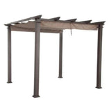 Garden Winds Replacement Canopy Top Cover for Home Depot Hampton Bay GFM00467F Pergola - Standard 350 Fabric Beige Garden Winds