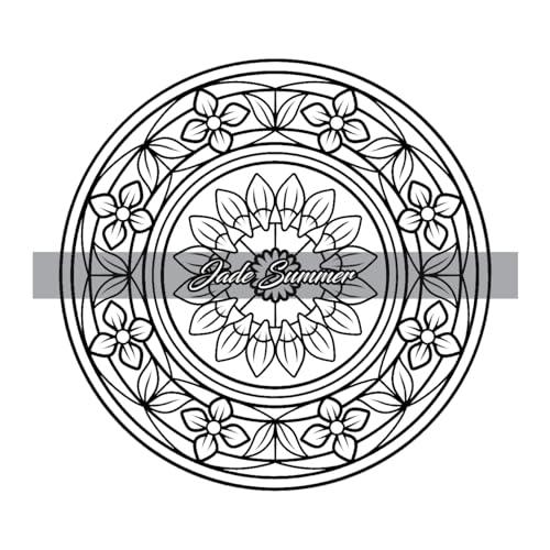 100 Mini Mandalas: A Mandala Coloring Book for Adults and Kids with Easy, Cute, and Tiny Designs for Stress Relief and Relaxation WoodArtSupply