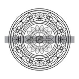 100 Mini Mandalas: A Mandala Coloring Book for Adults and Kids with Easy, Cute, and Tiny Designs for Stress Relief and Relaxation WoodArtSupply