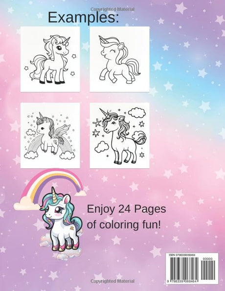 The Magical Unicorn Coloring Book: For Kids 3 and up WoodArtSupply