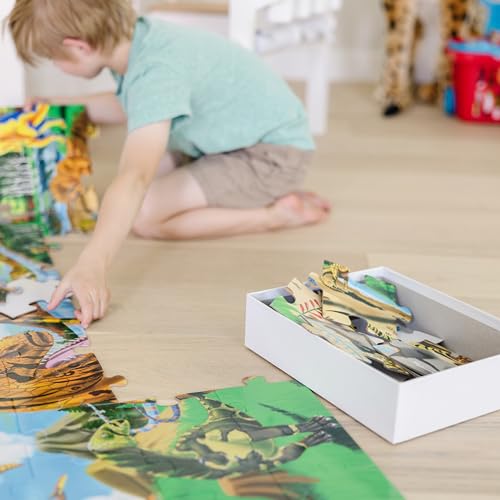 Melissa & Doug Land of Dinosaurs Floor Puzzle (48 pcs, 4 feet long) - FSC Certified Melissa & Doug