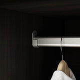 AIEGLE 2 Doors Wardrobe Armoire with Drawer, Freestanding Armoire Wardrobe Closet with Hanging Rod, Bedroom Wood Clothes Storage Cabinet Organizer in White (31.5" W x 18.9" D x 66.9" H) AIEGLE