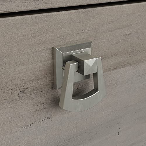 Bush Furniture Salinas L-Shaped Storage | Study Table with Drawers & Cabinets | Home Office Computer Desk, 60W, Driftwood Gray Bush Business Furniture