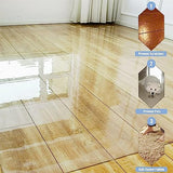 Office Chair Mat for Hardwood Floor, Clear Vinyl Plastic Floor Cover for Chairs Table Carpet, Runner Rug Rectangular Cuttable Area Rug(140x400cm/4.6x13ft) CSNBDMBBSH
