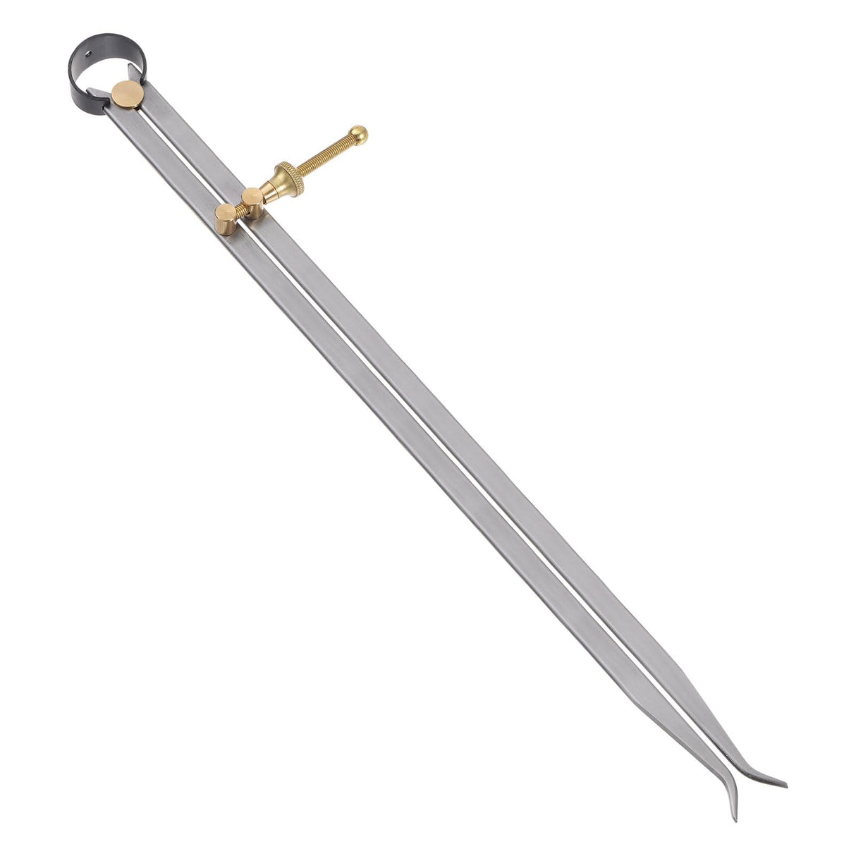 HARFINGTON Spring Joint Caliper 16 inch / 400mm Steel Spring Inside Caliper with Brass Fulcrum for Wood Turning Lathe Work HARFINGTON