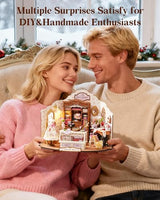 Rolife DIY Miniature House Kit Elsa's Tailoring, Mini Dollhouse Kit for Adults, Mini Room Building Kit for Teens, DIY Craft Kits for Parents Friends Girls Boys (Elsa's Tailor Shop)