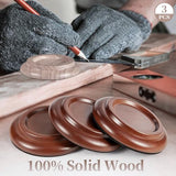 Piano Caster Cups Grand Piano Caster Cups Wood coasters Cups Piano Caster Pads for Grand Piano Sound harbor