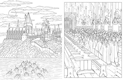 Harry Potter: An Official Hogwarts Coloring Book