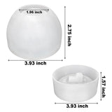 RESINWORLD Apple Shaped Jar Mold with Lid, Storage Box Resin Mold, Apple Box Silicone Mold for Resin Casting ResinWorld