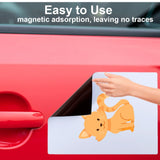 4 Pack Size 12” x17” Blank Magnets, Personalized Car Magnet for Business or Personal, 50 Mil /0.04" Thickness Magnetic Signs for Vehicles to Cover Company Logo, Prevent Car Scratches & Dents BFhongly