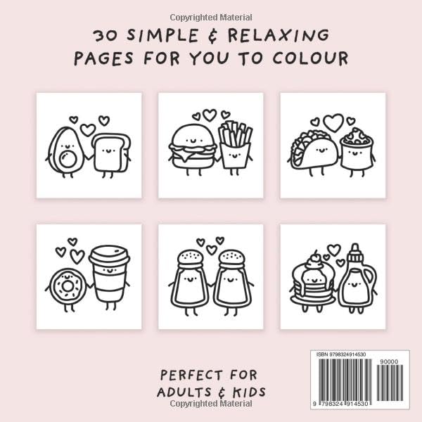 Me and You Colouring Book (Simple and Relaxing Bold Designs for Adults & Children) (Simple and Relaxing Colouring Books) WoodArtSupply