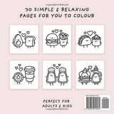 Me and You Colouring Book (Simple and Relaxing Bold Designs for Adults & Children) (Simple and Relaxing Colouring Books) WoodArtSupply