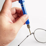 5-in-1 Multifunctional Small Screwdriver, PTSLKHN S2 Steel Magnetic Screwdriver Kit for Eyeglass, Sunglasses, Electronics, Cellphone, Jewelry and More PTSLKHN