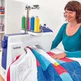 Brother Persona PRS100 Single Needle Embroidery Machine with 4-Spool Thread Stand and Free Arm Embroidery Brother