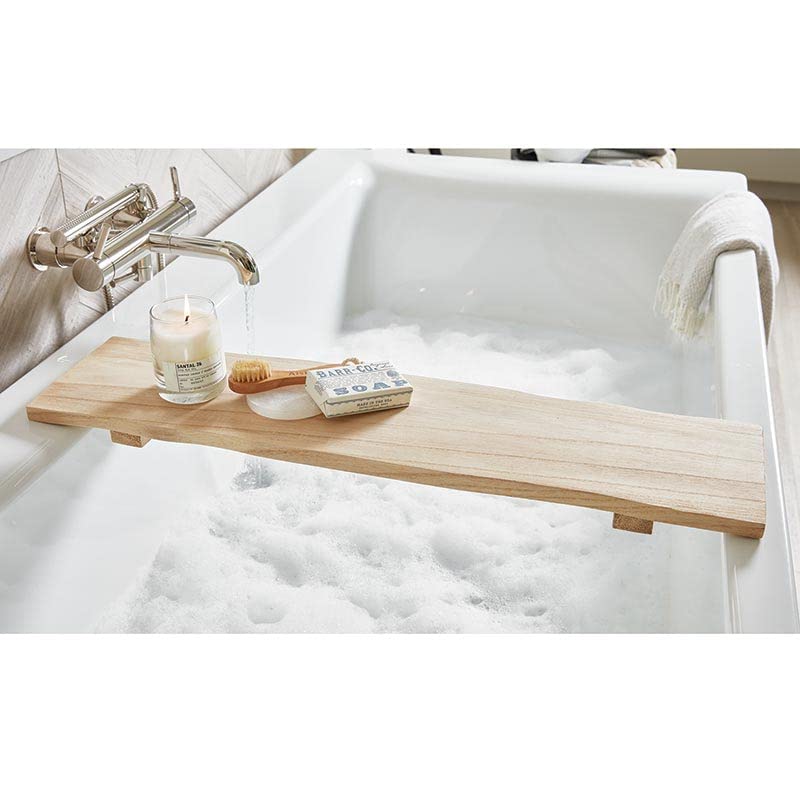 Santa Barbara Design Studio Bathtub Tray Pure Design Wood Bath Board Bathroom Accessories, 32" L x 8" W, Natural Santa Barbara Design Studio