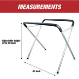 LAUCO Portable Workbench Folding Stand, 500 Pound Capacity Foldable Portable Work Stand , Heavy-Duty Bumper Stand for Garage and Shop LAUCO