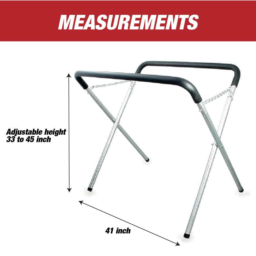 LAUCO Portable Workbench Folding Stand, 500 Pound Capacity Foldable Portable Work Stand , Heavy-Duty Bumper Stand for Garage and Shop - WoodArtSupply